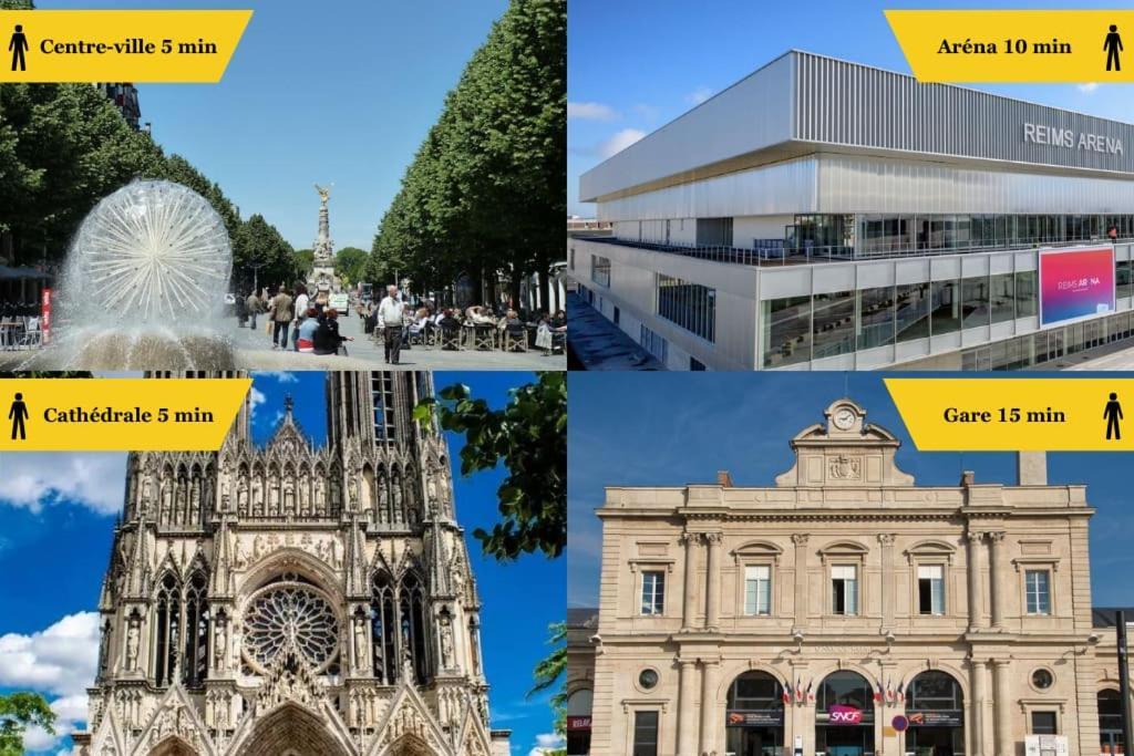 Forum Flower Spacieux T2 Au Coeur De La Ville Reims Bagian luar foto